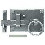 FROM THE ANVIL 33667 - PEWTER PATINA COTTAGE LATCH - RIGHT HAND