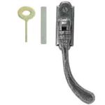 FROM THE ANVIL 33683 - PEWTER PATINA PEAR DROP LOCKING ESPAG FASTENER - RIGHT HAND