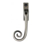 FROM THE ANVIL 33729 - ANTIQUE PEWTER SLIM MONKEYTAIL  LOCKING ESPAG FASTENER - LEFT HAND