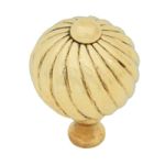 FROM THE ANVIL 83550 - SPIRAL CABINET KNOB - SMALL - BRASS