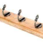 FROM THE ANVIL 83740 - STABLE COAT RACK - NATURAL SMOOTH/TIMBER