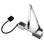 EXIDOR 9870 S - E-MAG DOOR CLOSER, POWER SIZE 4 WITH SQUARE COVER