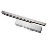 EXIDOR 9943 S - SLIDE ARM DOOR CLOSER, POWER SIZE 2-4 WITH SQUARE COVER, BACKCHECK AND DELAYED ACTION