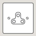 WANDSWORTH A205 - SINGLE 5 AMP UNSWITCHED LAMP SOCKET INTERIOR