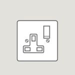 WANDSWORTH A374 - 1-GANG 13 AMP SWITCHED SOCKET INTERIOR REAR ENTRY SINGLE POLE