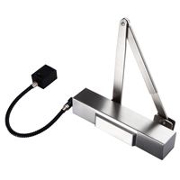 EXIDOR 9070 S - E-MAG DOOR CLOSER, POWER SIZE 1 & 4 WITH SQUARE COVER