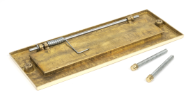 FROM THE ANVIL 33060 - POLISHED BRASS SMALL LETTER PLATE