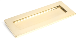 FROM THE ANVIL 33060 - POLISHED BRASS SMALL LETTER PLATE