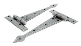 FROM THE ANVIL 33790 - PEWTER 9 INCH ARROW HEAD T HINGE (PAIR)