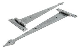FROM THE ANVIL 33791 - PEWTER 15 INCH ARROW HEAD T HINGE (PAIR)