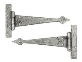 FROM THE ANVIL 33790 - PEWTER 9 INCH ARROW HEAD T HINGE (PAIR)