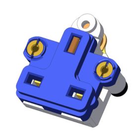WANDSWORTH 13200/13201/13202 - SINGLE UNSWITCHED 13A SOCKET - PANEL MOUNTED