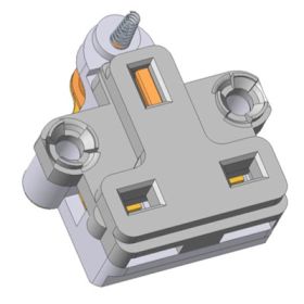 WANDSWORTH 13200/13201/13202 - SINGLE UNSWITCHED 13A SOCKET - PANEL MOUNTED