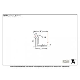 FROM THE ANVIL 91045 - BZP 2.5 INCH STORMPROOF HINGE (PAIR)