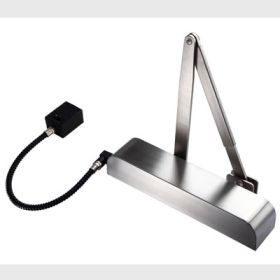 EXIDOR 9880 R SPECIAL - GUARDIAN E-MAG CARE HOME DOOR CLOSER, POWER SIZE 4 WITH RADIUS COVER
