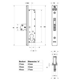 ASSA ABLOY ADAMS RITE 2600 - 2600 SENTINEL 6 EURO PROFILE CYLINDER DEADLOCK