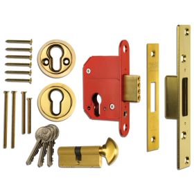 ERA FORTRESS 233 - BS KEYLESS EGRESS DEADLOCK WITH CYLINDER & THUMBTURN - 44MM BACKSET