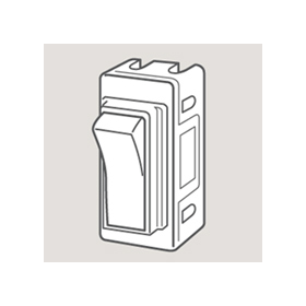 WANDSWORTH 17 - 6A RETRACTIVE 2-WAY AND OFF ROCKER SWITCH