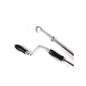 FROM THE ANVIL 91025 - POLISHED CHROME TELESCOPIC WINDOW WINDER 1-2M