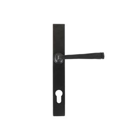 FROM THE ANVIL 33033 - BLACK AVON SLIMLINE ESPAG LOCK SET ON BACKPLATE 92MM