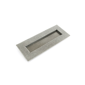 FROM THE ANVIL 33058 - PEWTER PATINA SMALL LETTER PLATE