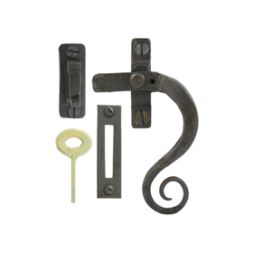 FROM THE ANVIL 33212 - BEESWAX MONKEYTAIL LOCKING WINDOW FASTENER - RIGHT HAND