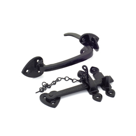 FROM THE ANVIL 33321 - BLACK THUMBLATCH SET WITH CHAIN