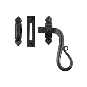FROM THE ANVIL 33477 - BEESWAX SHEPHERDS CROOK WINDOW FASTENER - RIGHT HAND