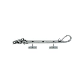 FROM THE ANVIL 33605 - PEWTER PATINA SHEPHERD'S CROOK CASEMENT STAY 203MM
