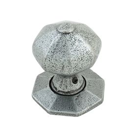 FROM THE ANVIL 33643 - PEWTER PATINA OCTAGONAL MORTICE RIM KNOB SET