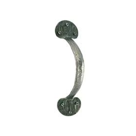 FROM THE ANVIL 33647 - PEWTER PATINA BEAN D PULL HANDLE 8 INCH