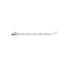 FROM THE ANVIL 33754 - POLISHED CHROME PEAR DROP CASEMENT STAY 305MM