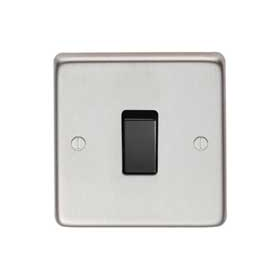 FROM THE ANVIL 34200/1 - SATIN STAINLESS 10 AMP TWO WAY SINGLE SWITCH