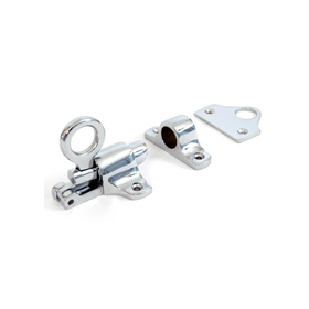 FROM THE ANVIL 90268 - POLISHED CHROME FANLIGHT CATCH + TWO KEEPS