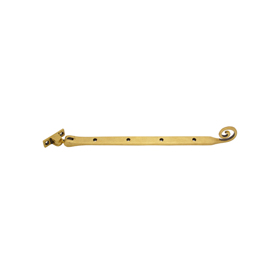 FROM THE ANVIL 83569 - ANTIQUE BRASS MONKEYTAIL STAY 12 INCH