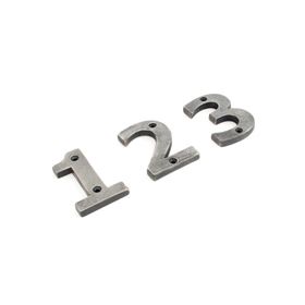 FROM THE ANVIL 83734 - ANTIQUE PEWTER NUMERAL 4