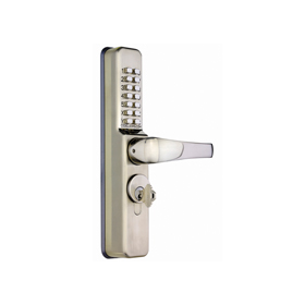 CODELOCKS CL0470 - NARROW STILE CODELOCK COMPLETE WITH EURO PROFILE CYLINDER AND CAMS