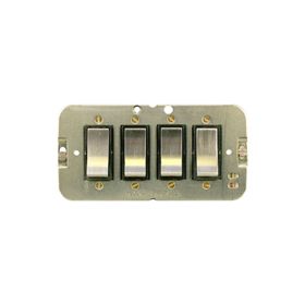 WANDSWORTH G904 - INFINITY 4 GANG ROCKER GRID SERIES 3