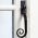 FROM THE ANVIL 20451 - BLACK DELUXE MONKEYTAIL  LOCKING ESPAG FASTENER - LEFT HAND