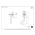 FROM THE ANVIL 20419L - POLISHED BRASS PEAR DROP LOCKING ESPAG FASTENER - LEFT HAND