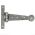 FROM THE ANVIL 33788 - PEWTER 6 INCH T HINGE (PAIR)