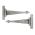FROM THE ANVIL 33790 - PEWTER 9 INCH ARROW HEAD T HINGE (PAIR)