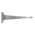 FROM THE ANVIL 33791 - PEWTER 15 INCH ARROW HEAD T HINGE (PAIR)