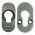ASSA ABLOY ADAMS RITE AH-2627-90-SL - AH-2627-90-SL SENTINEL SECURITY ESCUTCHEON