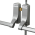 EXIDOR 285 - DOUBLE DOOR SET FOR REBATED DOUBLE DOORS