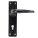 FROM THE ANVIL 33320 - BLACK SMOOTH LEVER LOCK ON BACKPLATE SET