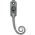 FROM THE ANVIL 33621 - PEWTER PATINA MONKEYTAIL LOCKING ESPAG FASTENER - RIGHT HAND