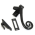 FROM THE ANVIL 33881 - BLACK DELUXE MONKEYTAIL FASTENER - RH