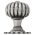FROM THE ANVIL 83561 - FLOWER MORTICE KNOB - NATURAL SMOOTH