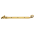 FROM THE ANVIL 83568 - ANTIQUE BRASS MONKEYTAIL STAY 10 INCH